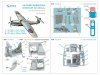 Quinta Studio QD+48618 Fairey Barracuda Observer Station 3D-Printed & coloured Interior on decal paper (Trumpeter) (with 3D-printed resin parts) 1/48